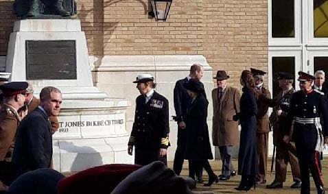 The Royal visit at Stanford Hall.